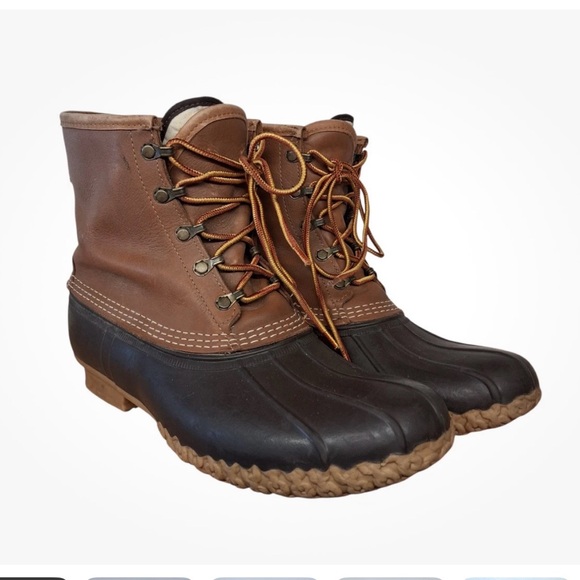 LL Bean Boots 8” GORE-TEX ThinsulateLeather Duck Boots Men’s 7 Made In Usa